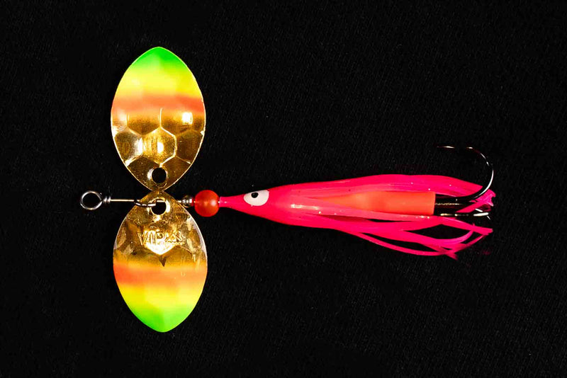 Load image into Gallery viewer, #3.5 Cascade &quot;Tijuana&quot; Salmon Spinner (single spinner)
