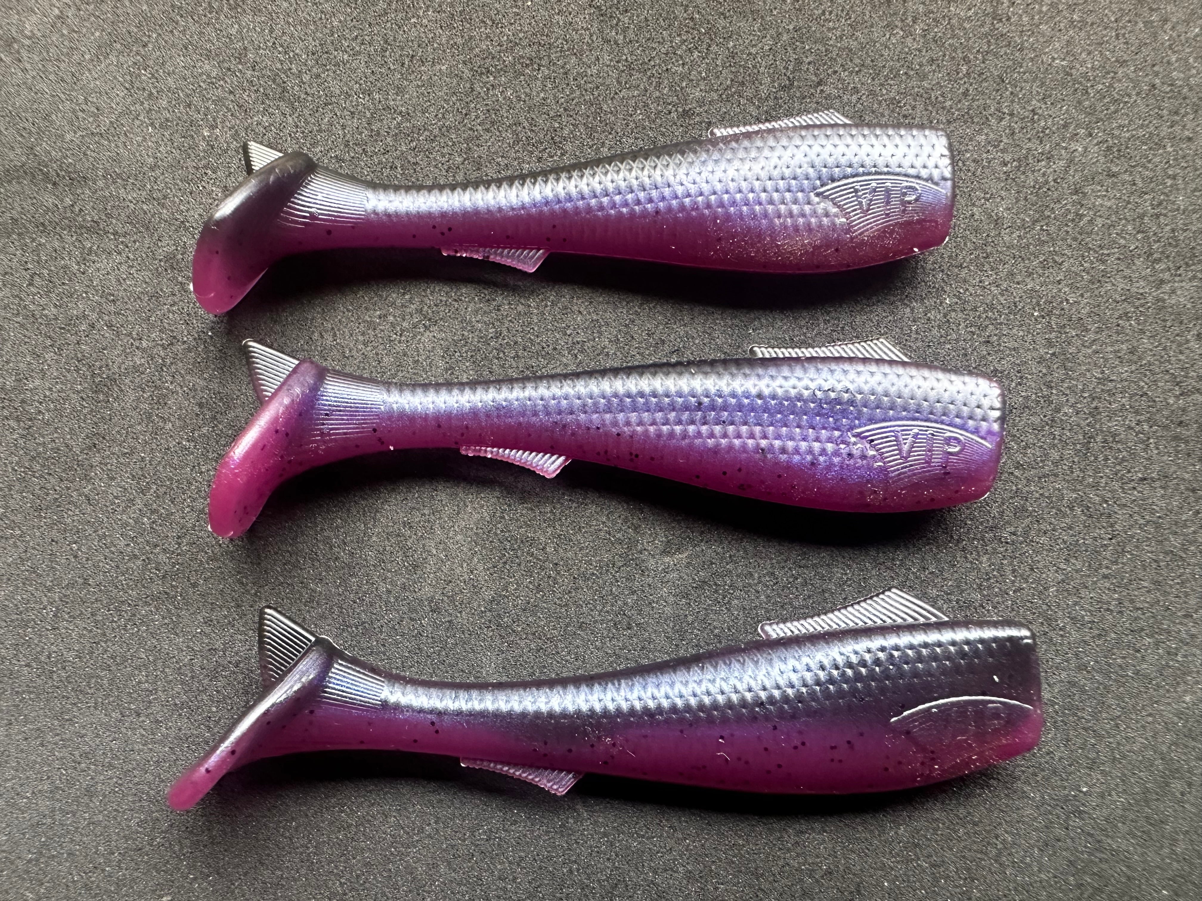4.5” VIP “Purple Reaper” Swim Bait (Single Bait) – VIP Outdoors