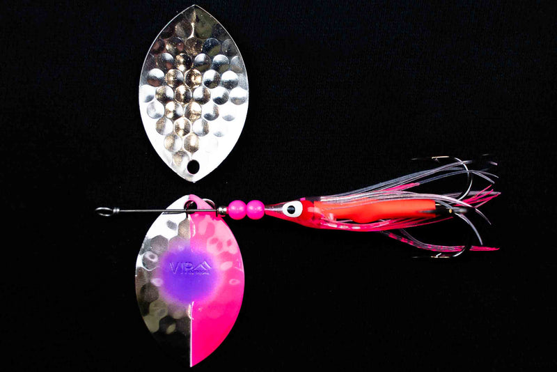 Load image into Gallery viewer, #5 Cascade &quot;Dirty Randi&quot; Salmon Spinner (single spinner)
