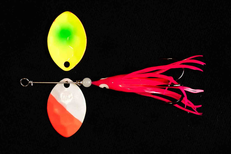 Load image into Gallery viewer, #3.5 Cascade &quot;Action Jackson&quot; Salmon Spinner (Single spinner)
