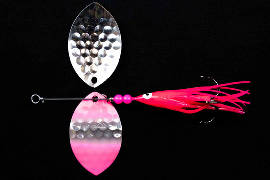 #5 Cascade "Double Pink" Salmon Spinner (single spinner)