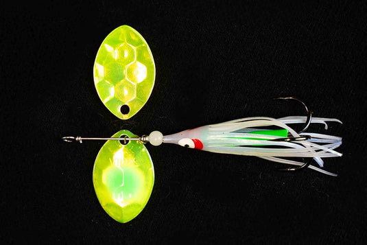 #3.5 Cascade "Lucky Charm" Salmon Spinner (Single Spinner)