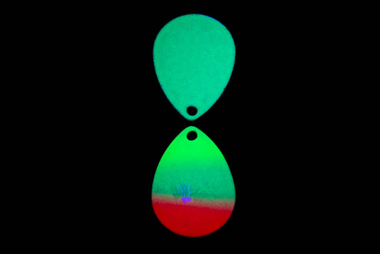#3.5 Colorado "GLOW RAZ Lemonade" Spinner Blade (Single Blade)