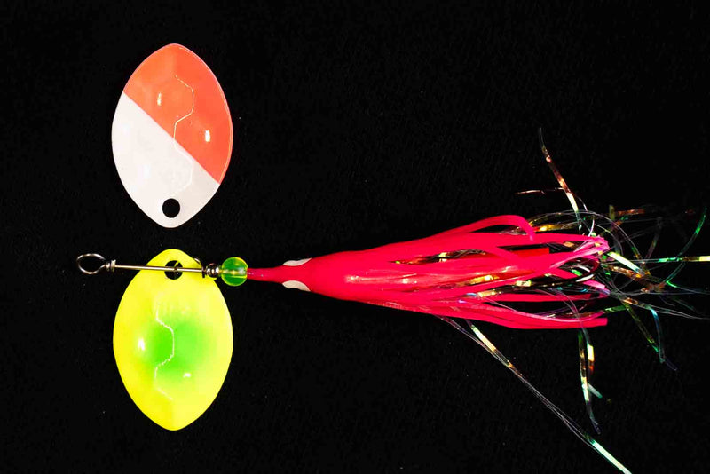 best fishing lure spinners FXR ProFish Spinner Durable Flash Bait Up North Sports through blade design Best Spinnerbaits For Bass Fishing