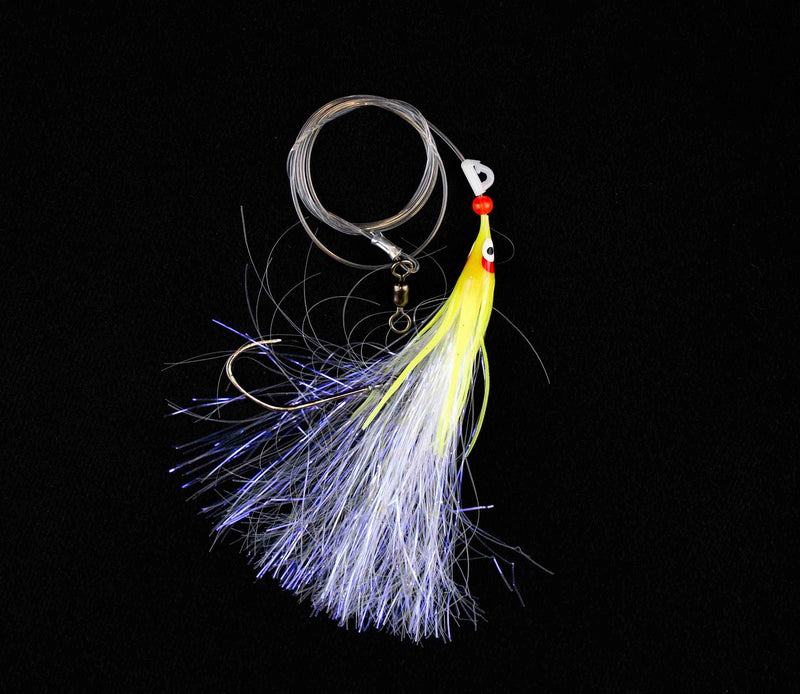 Load image into Gallery viewer, 31&quot; AK  &quot;Pearl/Chartreuse&quot; Trolling Spinner
