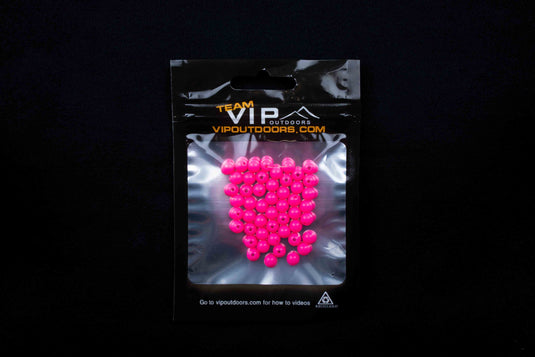 6mm "Solid Pink" Beads (50 Pack)