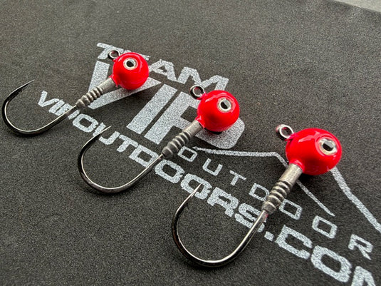 1/2 oz Round (Hot Pink) Jig Head.