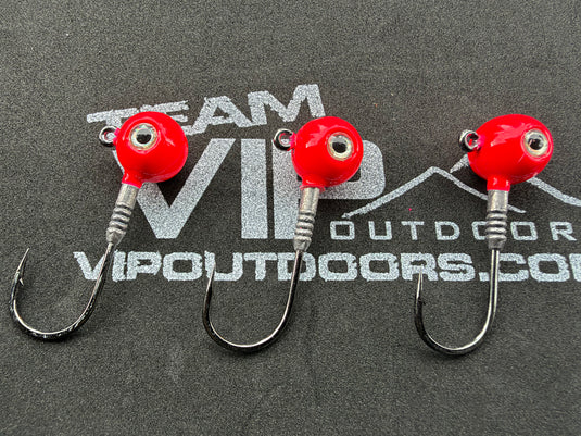 3/4 oz Round (Hot Pink) Jig Head.