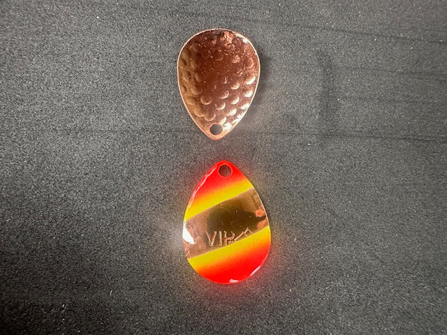 Load image into Gallery viewer, #3 Colorado &quot;Copper Phoenix&quot; Salmon Spinner Blade (Single Blade)
