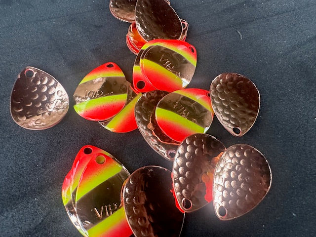 Load image into Gallery viewer, #3 Colorado &quot;Copper Phoenix&quot; Salmon Spinner Blade (Single Blade)
