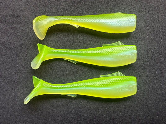 U.S. Bait Co. Weedless Swimbait – 4” Pearl Shad – Lot Of 2, Made In USA