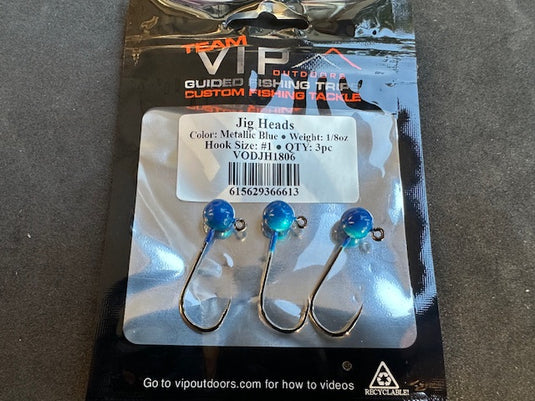 1/8 oz BLUE Jig Head.