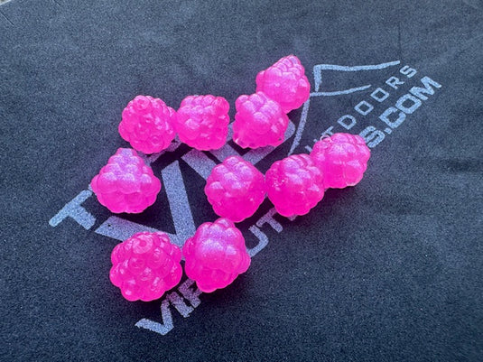 VIP Outdoors Limited Soft Cluster "Cerise w/ Silver Haze"  15mm - 10pack