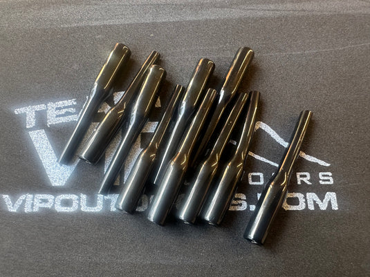 10 Pack Black, Crimp/Swivel Covers