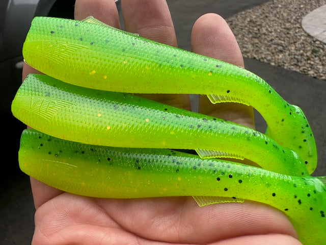 Load image into Gallery viewer, 4.5” VIP “Green Machine” Swim Bait (Single Bait)
