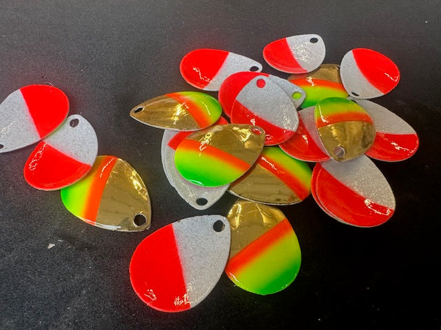 Load image into Gallery viewer, #3 Colorado "Gold Mex Coast Guard"  Spinner Blade (Single Blade)
