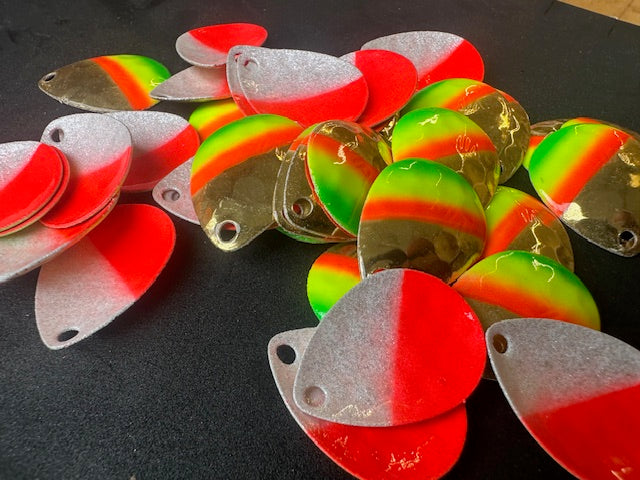 Load image into Gallery viewer, #3.5 Colorado "Gold Mex Coast Guard" Spinner Blade (Single Blade)
