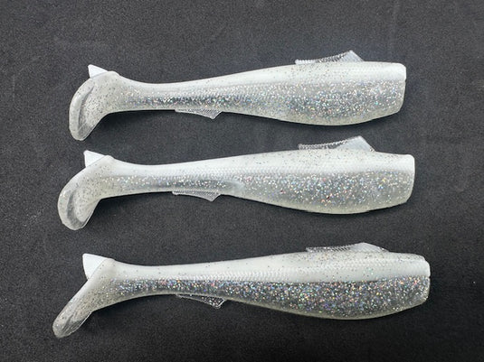 5.5” VIP  "White Silver” Swim Bait (Single Bait)