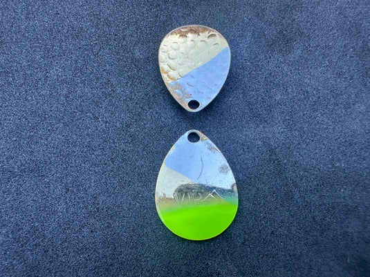 #3 Colorado "CHARTREUSE Two Face" Spinner Blade (Single Blade)