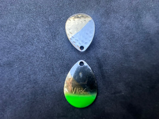 #3 Colorado "GREEN Two Face" Spinner Blade (Single Blade)
