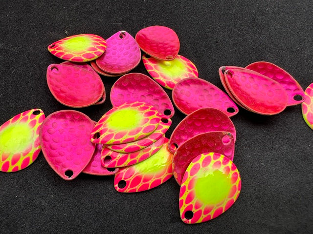 Load image into Gallery viewer, #3 Colorado "PINK Flame Thrower" Spinner Blade (Single Blade)
