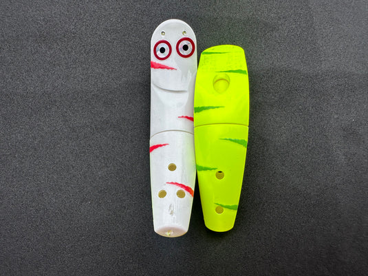 Custom 3.0 "Cotton Armageddon" Yakima Spin Fish (2pk)