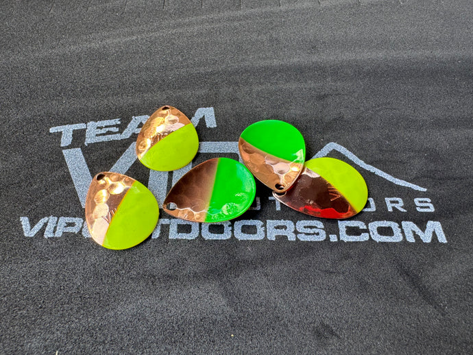 #3.5 Colorado COPPER diagonal chart. front. Diagonal green back. (5 pack)