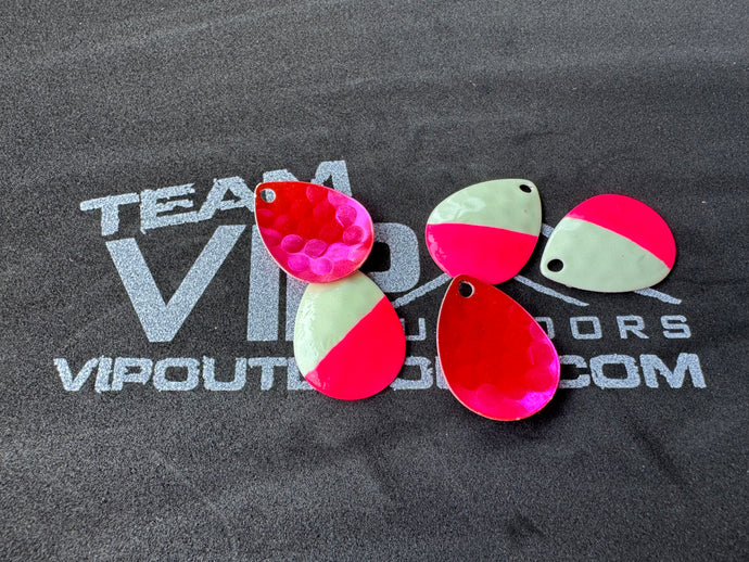 #3.5 Colorado Diagonal Pink/Glow front. Candy pink back (5 pack)