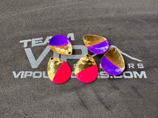 #3.5 Colorado GOLD pink front purple back. (5 pack)