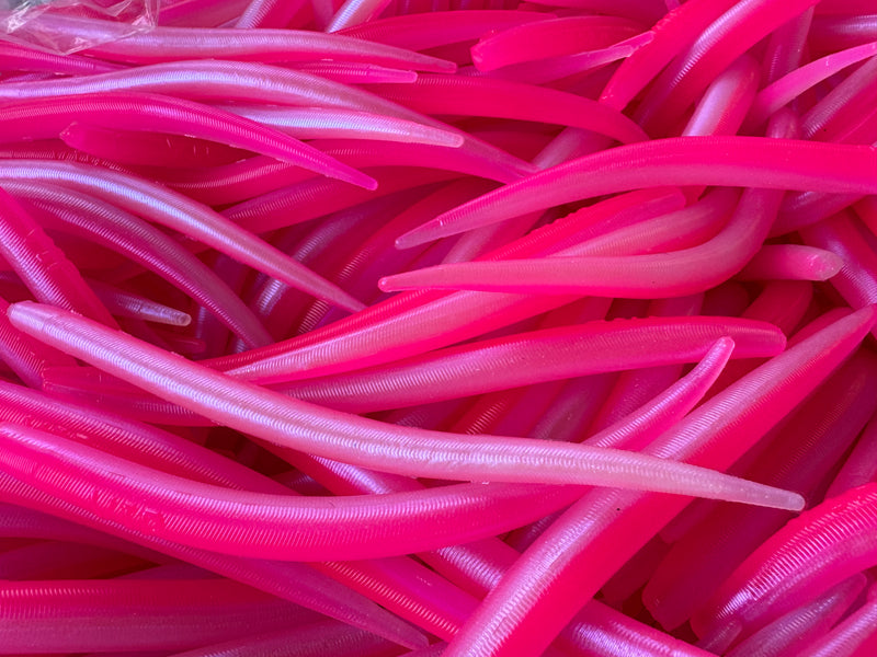 Load image into Gallery viewer, 6&quot;  Pink/Pearl Eel  (Single Bait)
