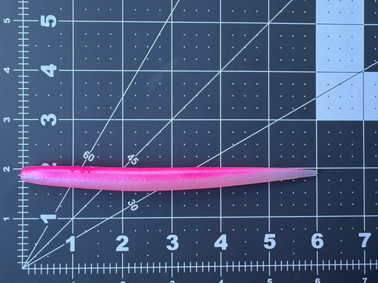 6"  Pink/Pearl Eel  (Single Bait)