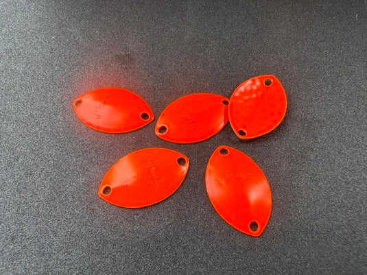 #3 CA "Flame Orange" Spinner Blade(5 pack)
