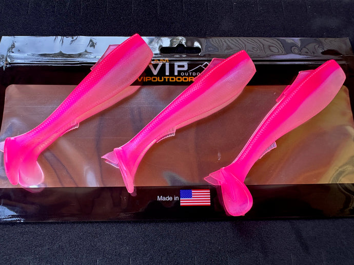 4.5” VIP “Pearl/Pink” Swim Bait (3 pack)