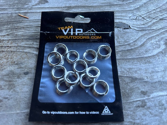 #8 Mighty Mini SS Split Ring (12 Pack)