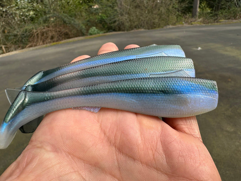Load image into Gallery viewer, 4.5” VIP “Herring” Swim Bait (3 pack)
