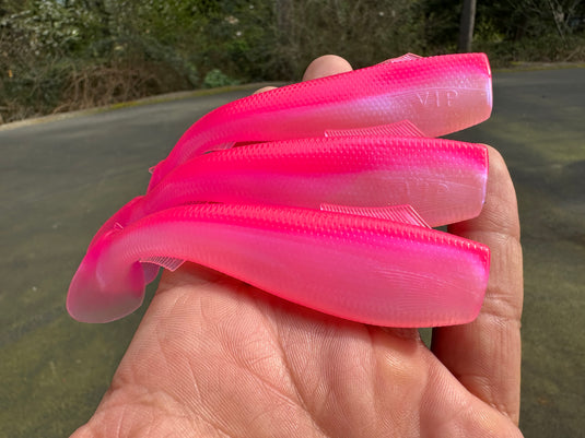 4.5” VIP “Pearl/Pink” Swim Bait (3 pack)