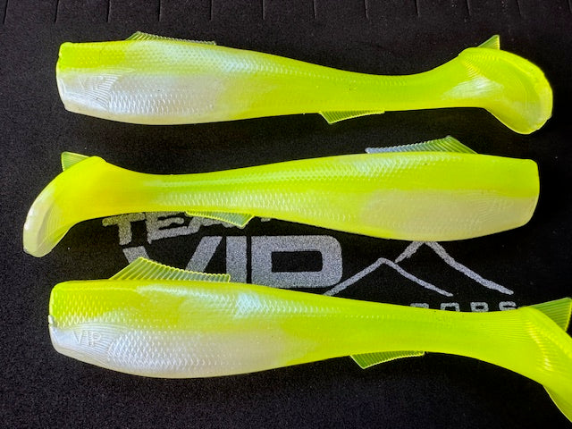 5.5” VIP (Chart. Pearl)  Swim Bait (Single Bait)