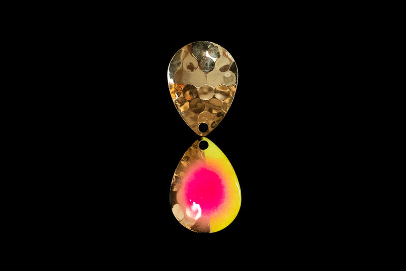 Load image into Gallery viewer, #3.5 Colorado &quot;Gold Starburst &quot; Spinner Blade (Single Blade)
