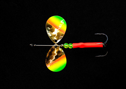 #3.5 Colorado "DOUBLE Gold Mex" Salmon Spinner (Single Spinner)