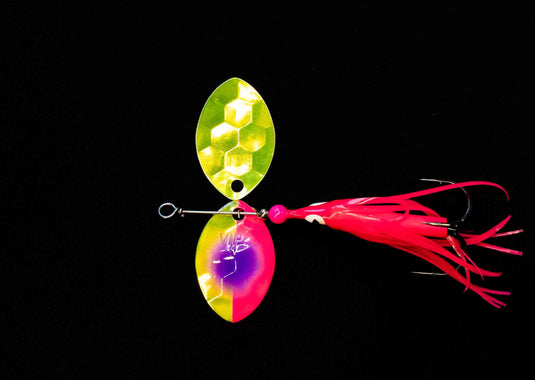 #3.5 Cascade "Electric Randi" Salmon Spinner (single spinner)