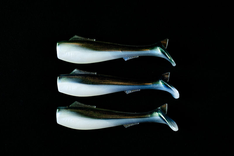 Load image into Gallery viewer, 3” VIP “Herring” Swim Bait (3 pack)
