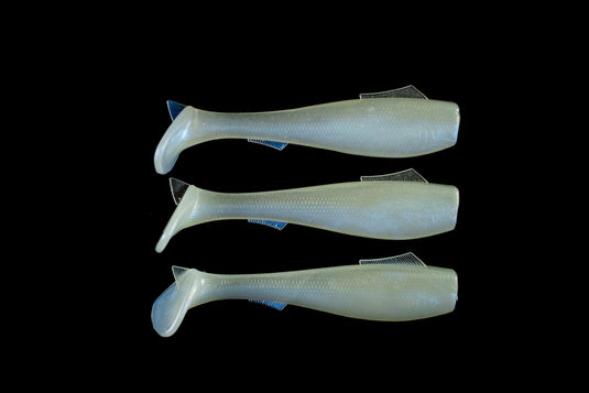 4.5” VIP  “Glow Pearl” Swim Bait (3 pack)