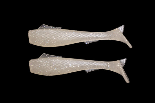 7” Swim Bait “Glow” (2pk)