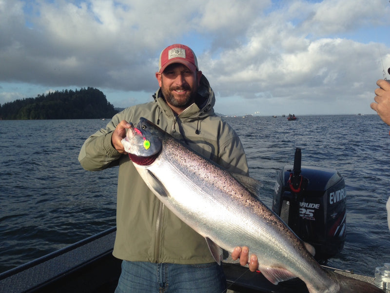 Load image into Gallery viewer, #3.5 Cascade &quot;Bright Idea&quot; Salmon spinner (Single spinner)
