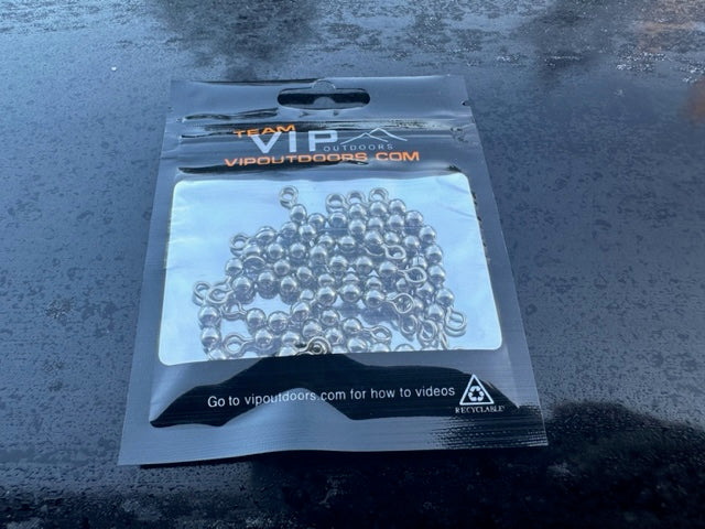 New US Made - 25 Stainless Steel 6 Bead Chain Fishing Swivels